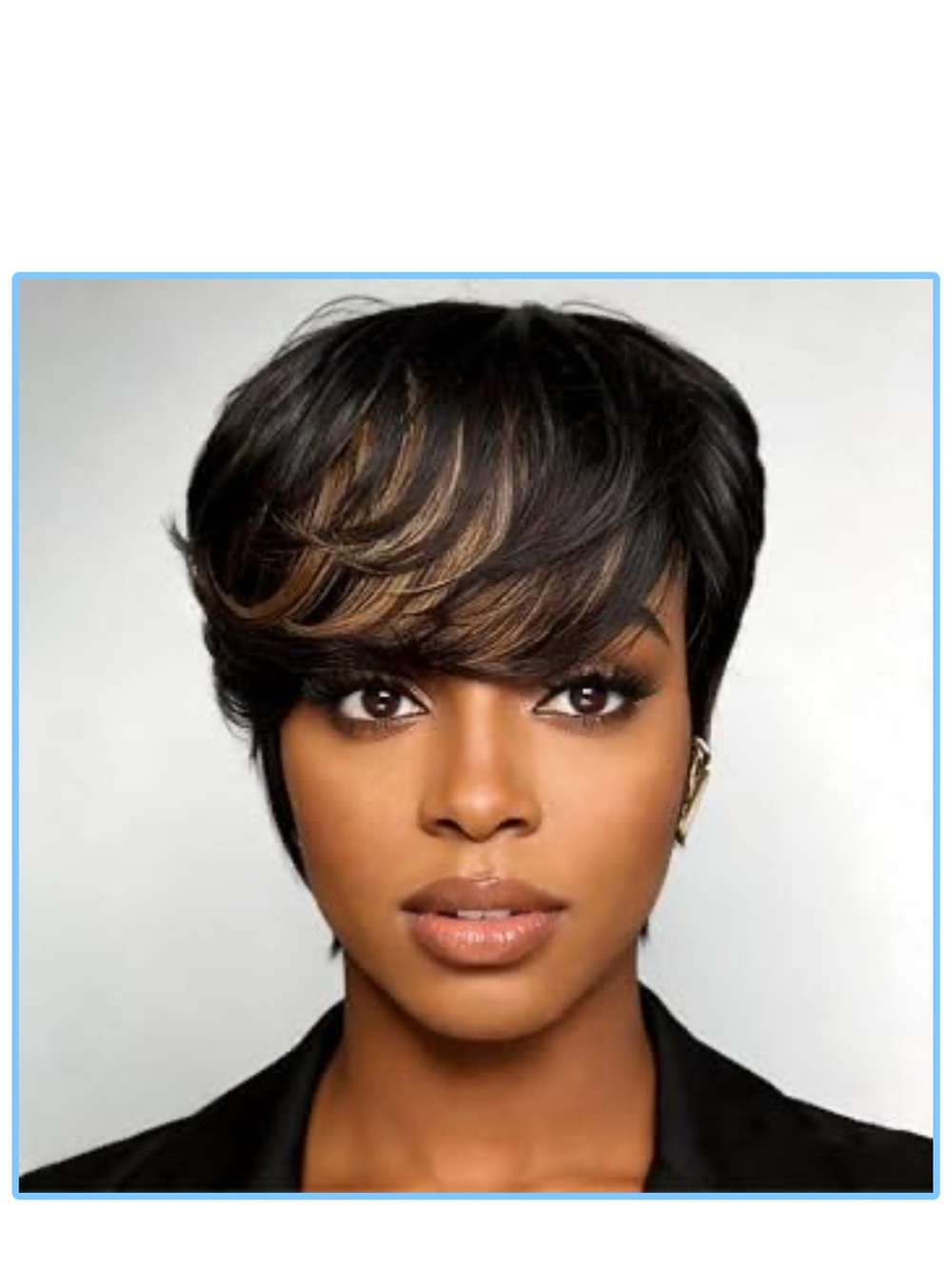 HUMAN HAIR pixie 1b/27